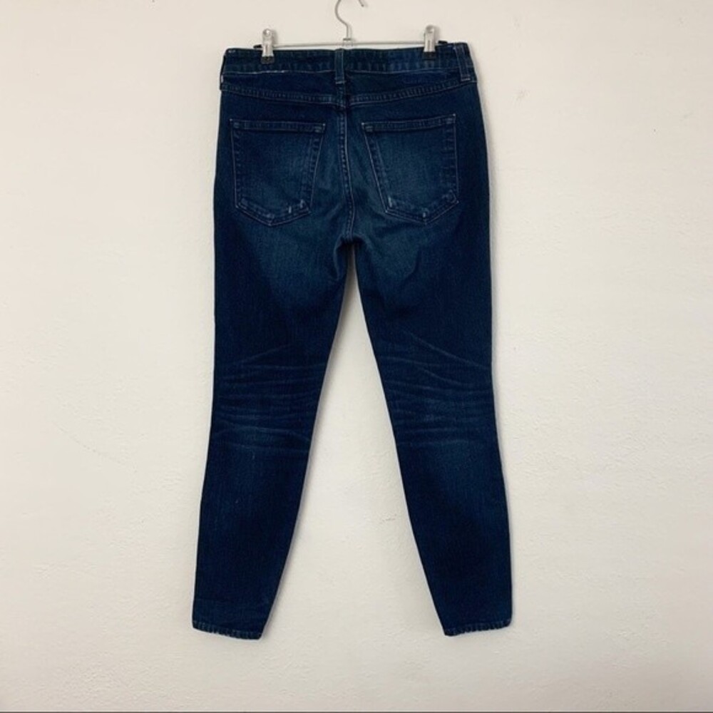 FINAL PRICE - AMO Twist Skinny Jeans in Eclipse Dark Wash Blue - Picture 5 of 8